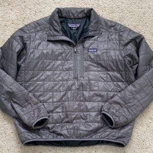 Patagonia 1/2 Zip Pullover Nano. Gray. Men’s L.